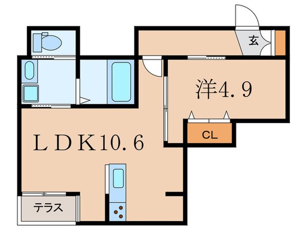 ESPACEの物件間取画像